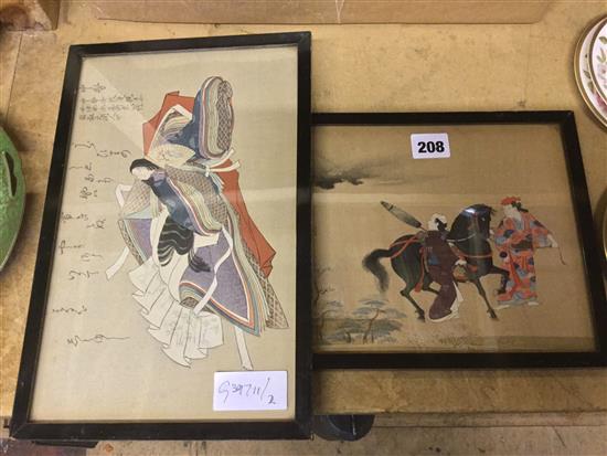 2 Japanese prints